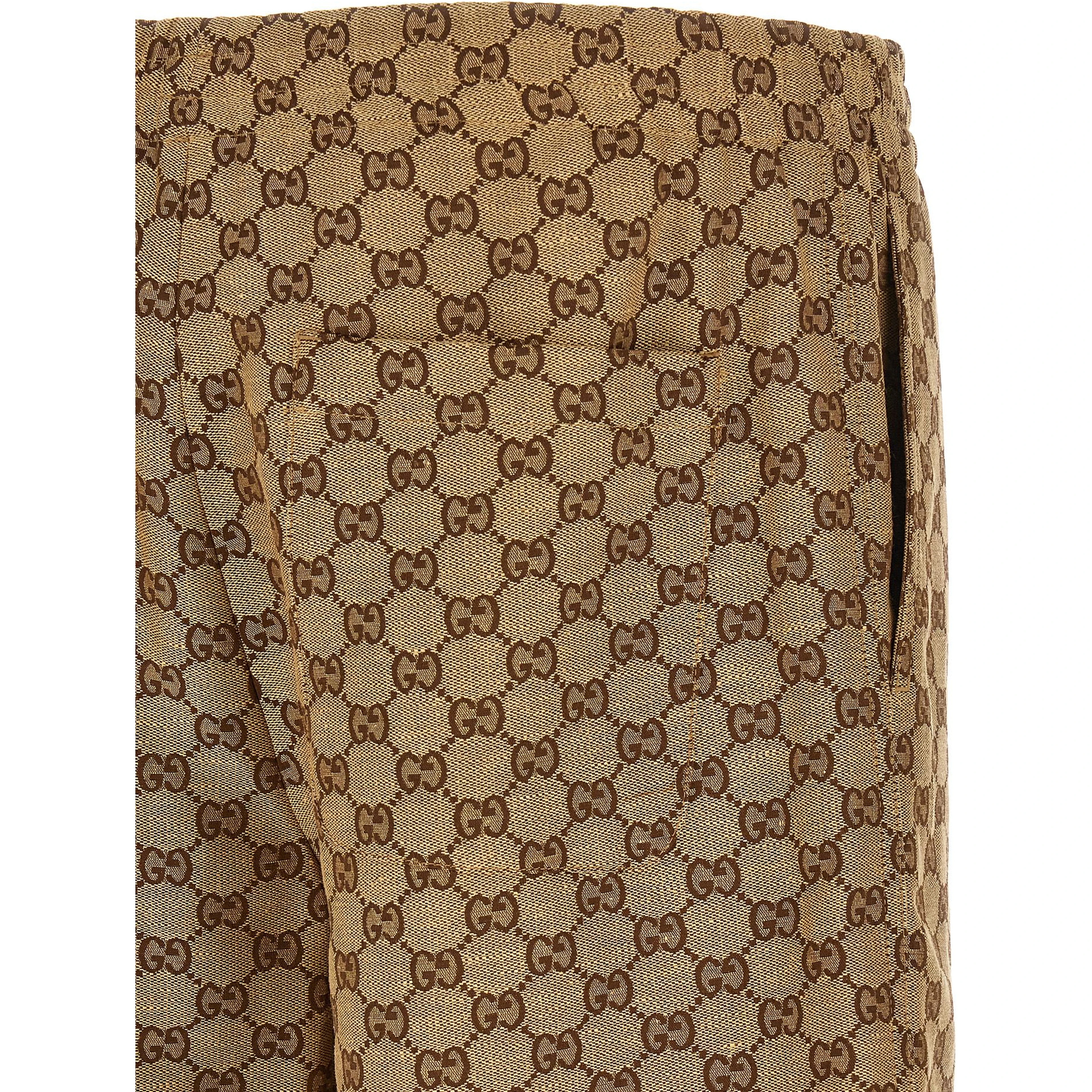 Beige Linen Bermuda Shorts