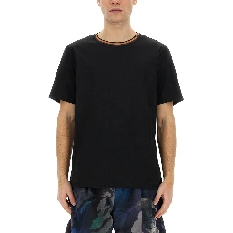 T-SHIRT CON COLLO STRIPES LOGO