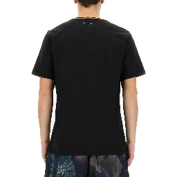 T-SHIRT CON COLLO STRIPES LOGO