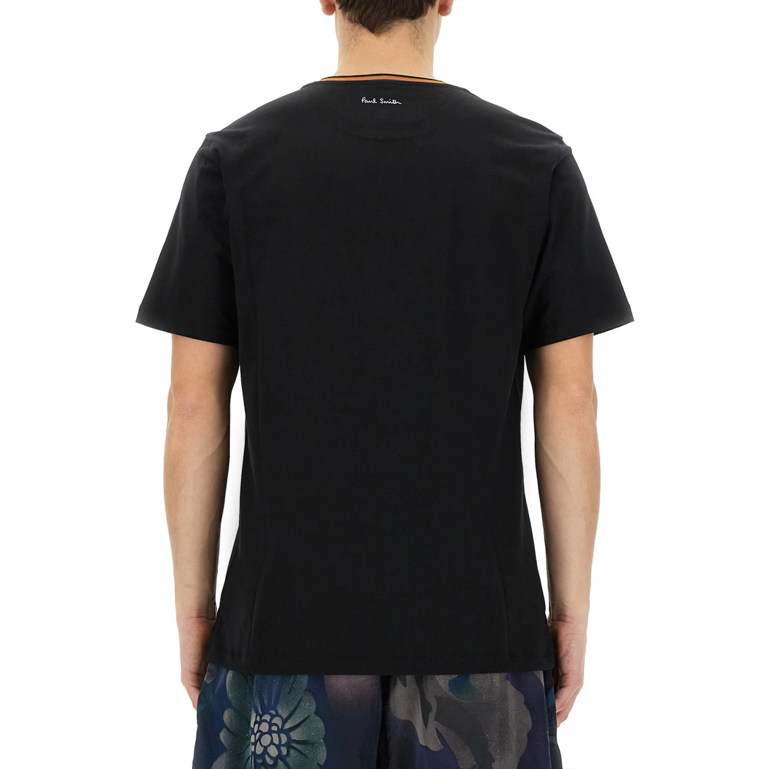 T-SHIRT CON COLLO STRIPES LOGO