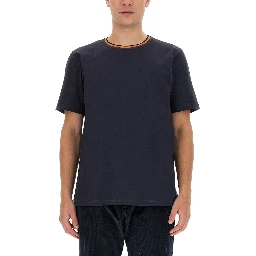 T-SHIRT CON COLLO STRIPES LOGO
