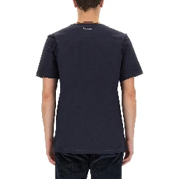 T-SHIRT CON COLLO STRIPES LOGO