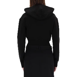 CROPPED SWEATSHIRT WITH LOGO