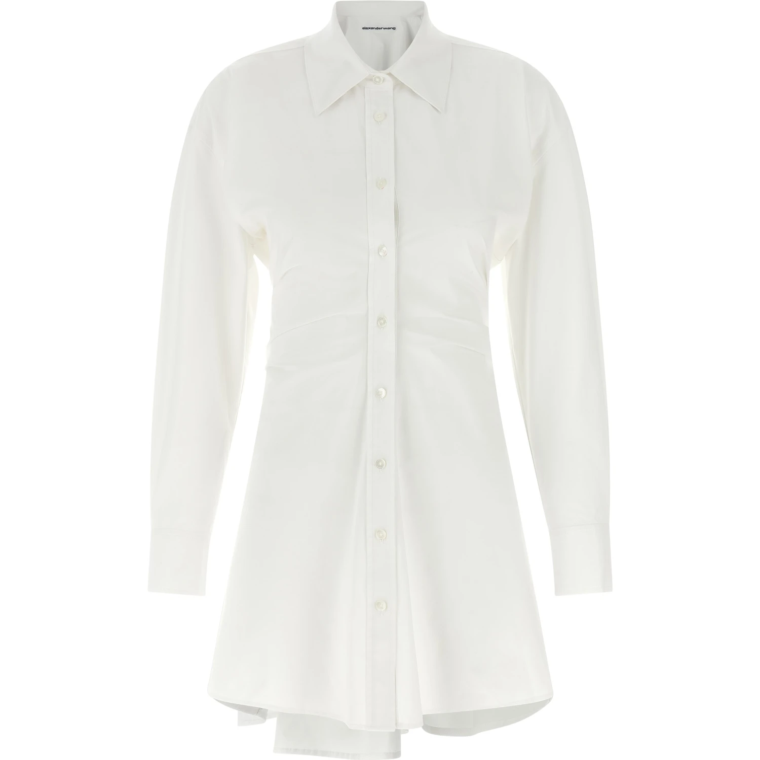 White Cotton Short Dress