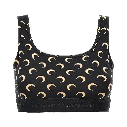 Black Polyamide Sport Bra