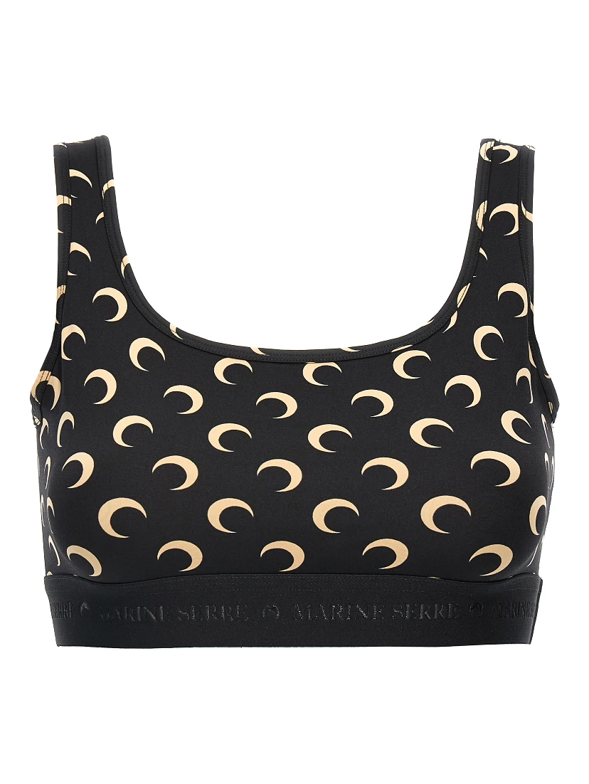 Black Polyamide Sport Bra