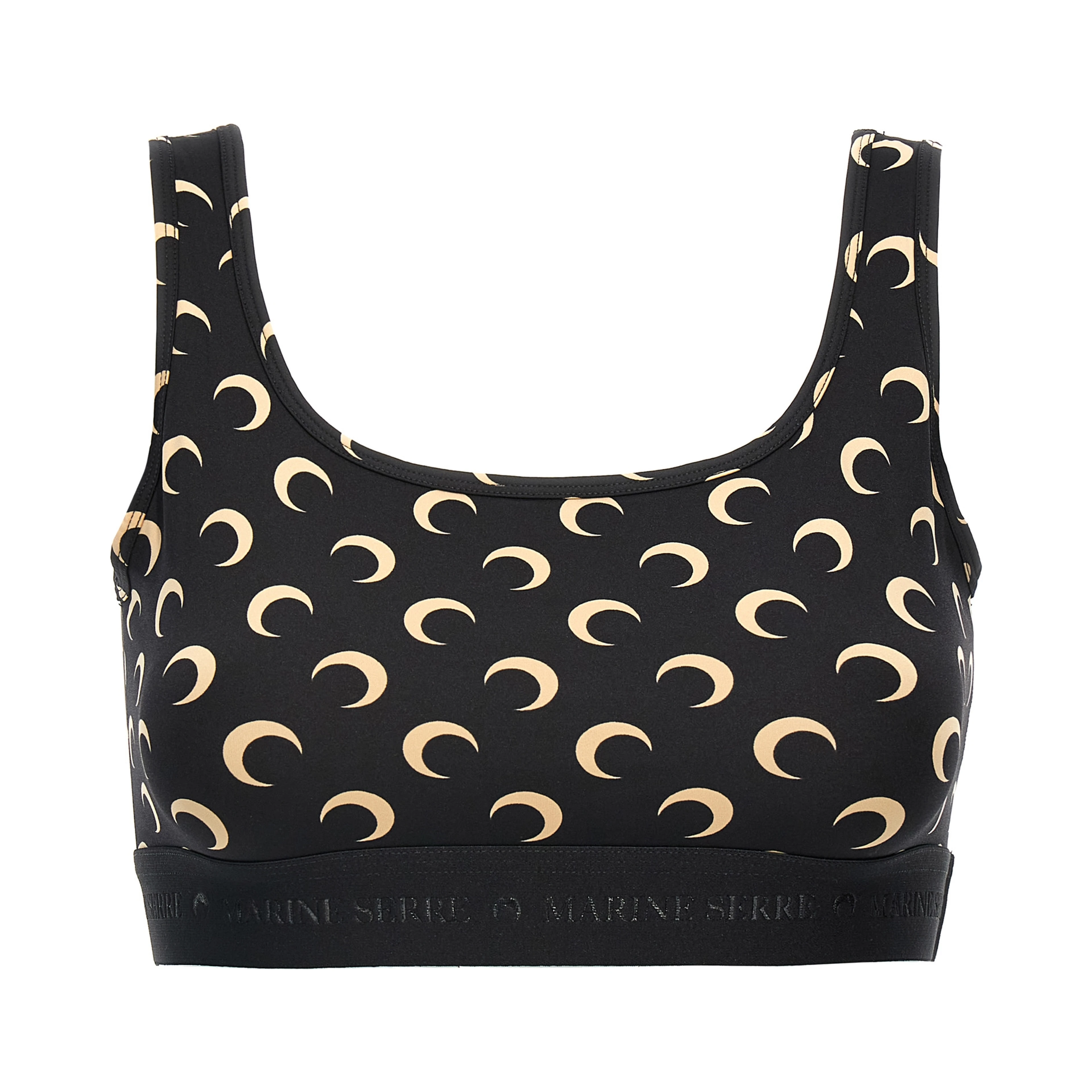 Black Polyamide Sport Bra
