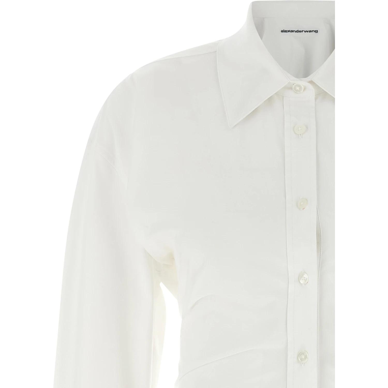 White Cotton Short Dress