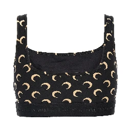 Black Polyamide Sport Bra
