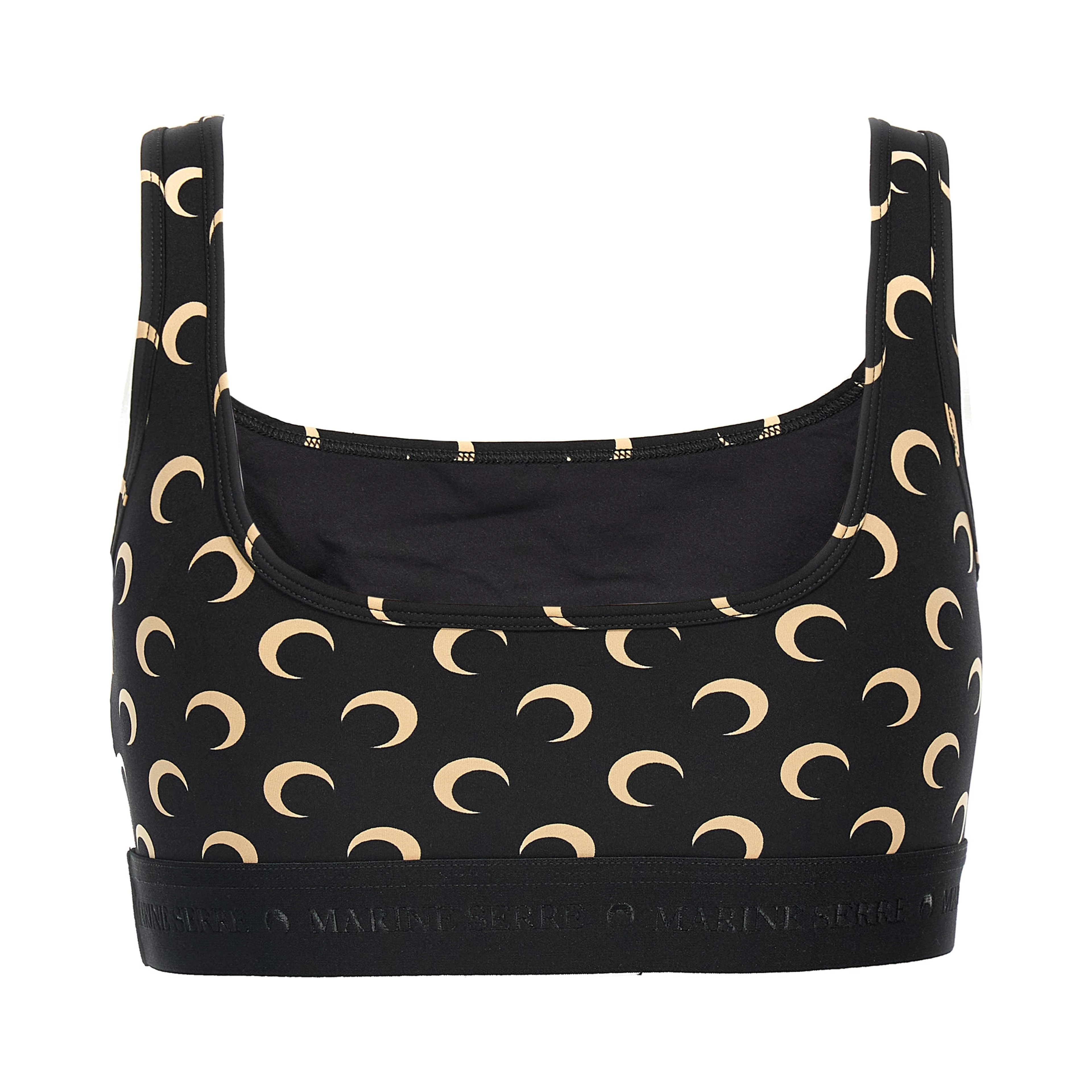 Black Polyamide Sport Bra