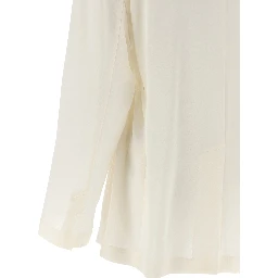 Beige Silk Blazer