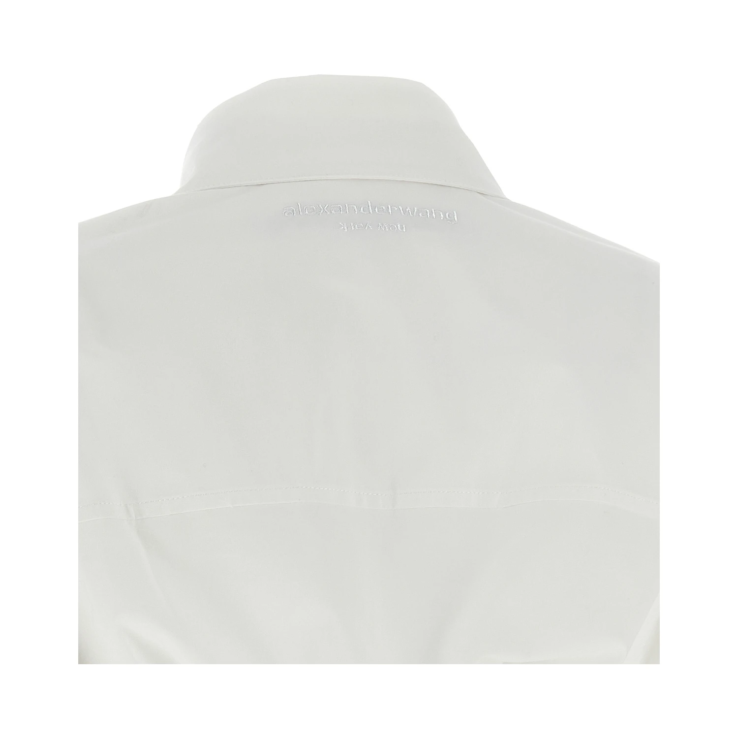 White Cotton Short Dress