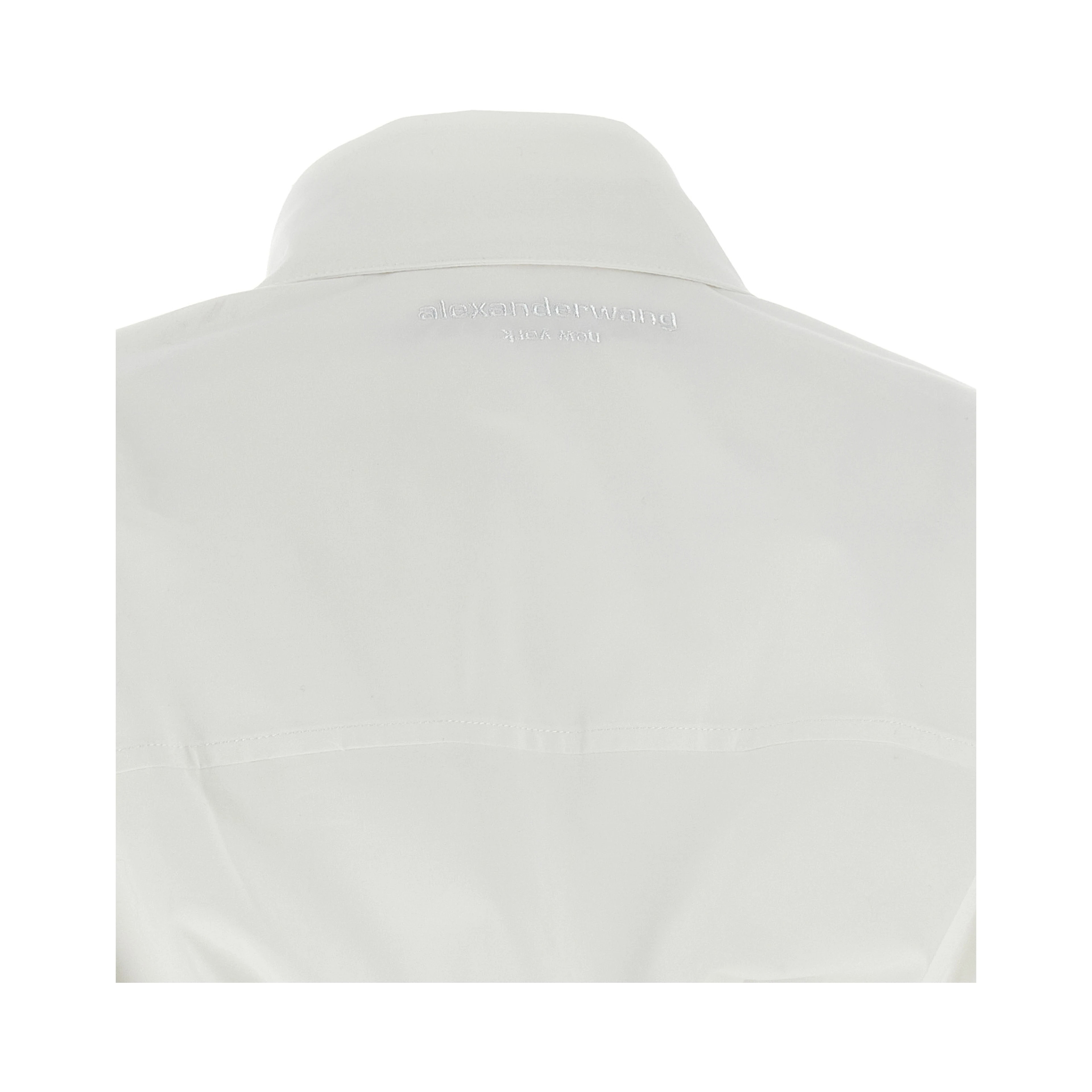 White Cotton Short Dress