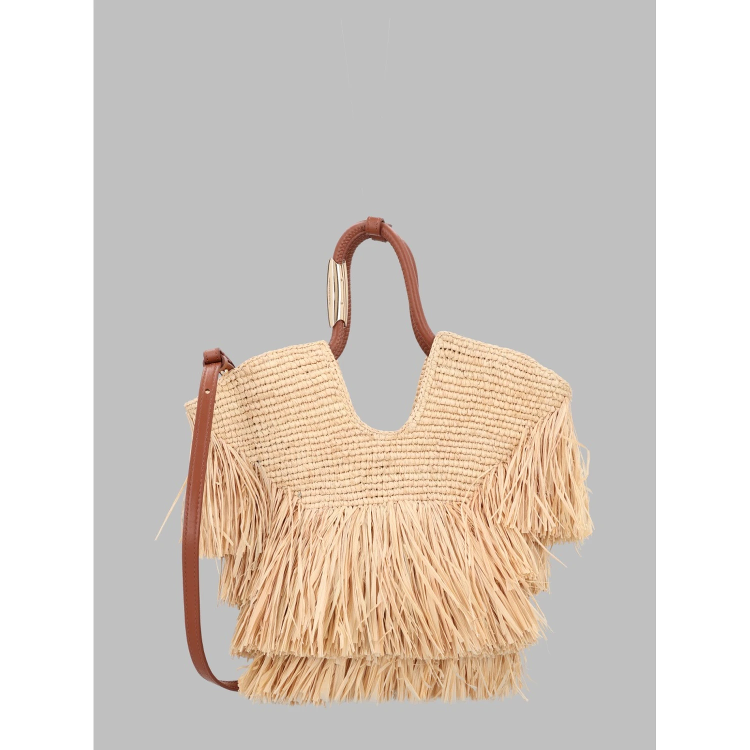 BORSA TOTE "GOLDENTIME" SMALL CON FRANGE