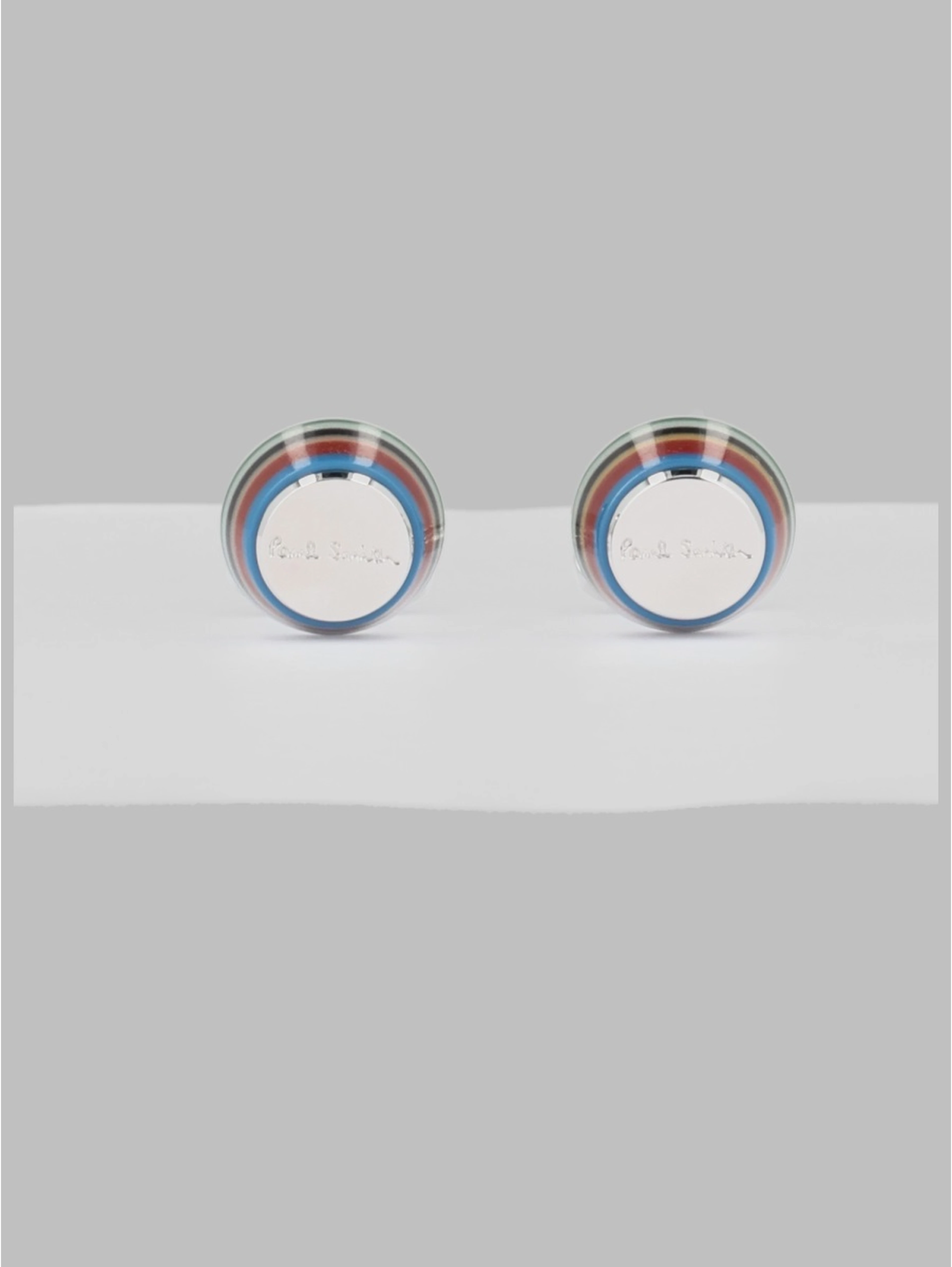 GEMELLI "SIGNATURE STRIPE" CON LOGO