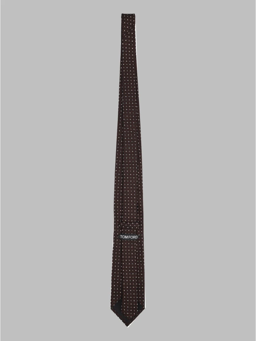 CRAVATTA IN JACQUARD DI SETA 8 CM