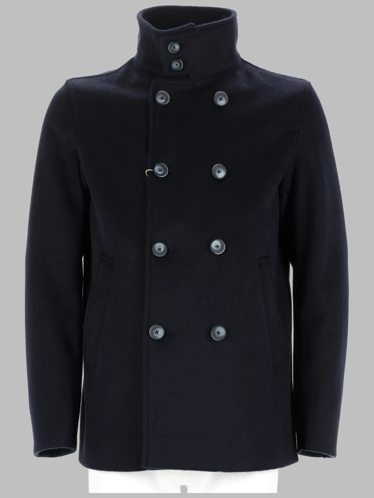 CAPPOTTO DOPPIOPETTO CON COLLO ALTO