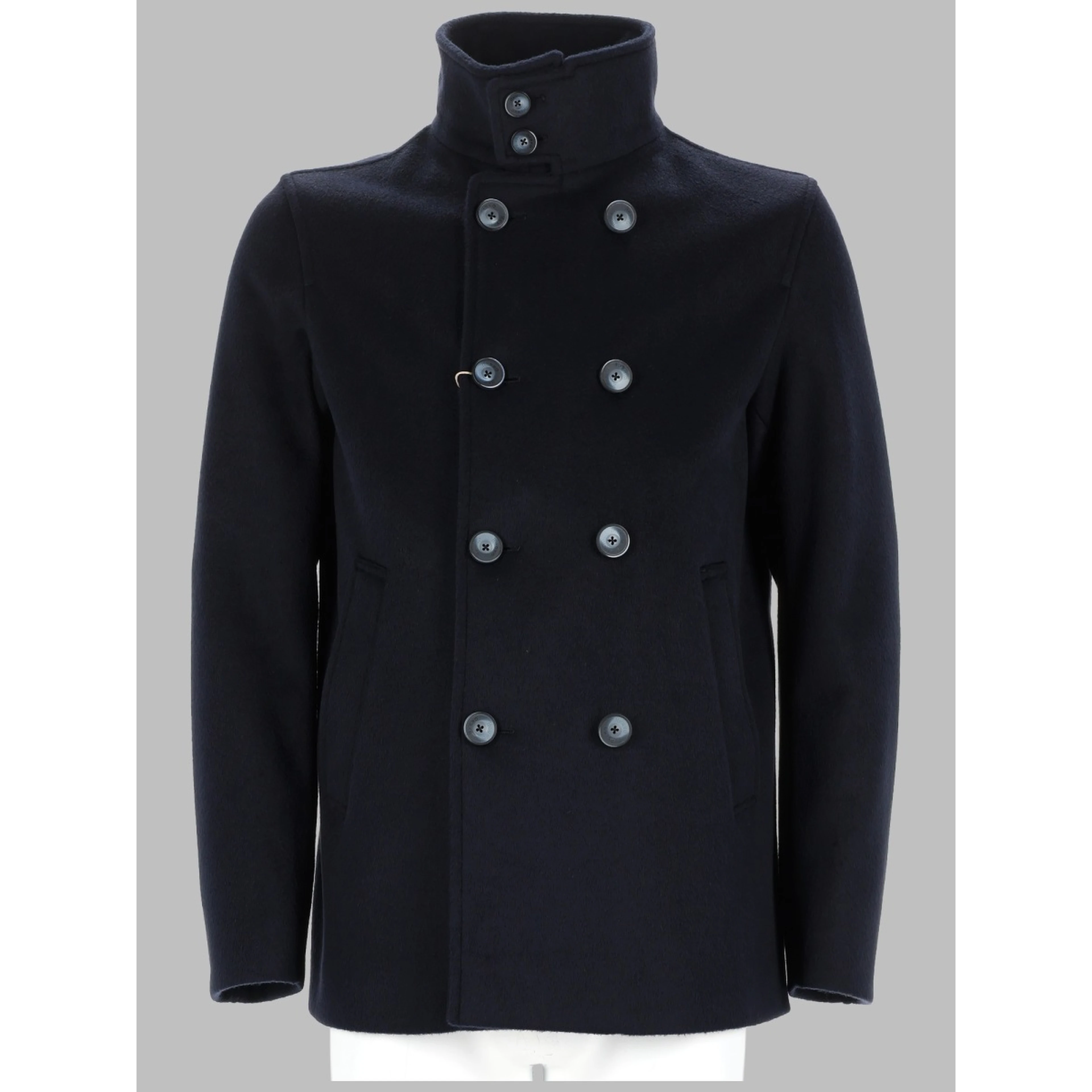 CAPPOTTO DOPPIOPETTO CON COLLO ALTO