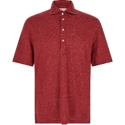 Multicolor Linen Polo Shirt