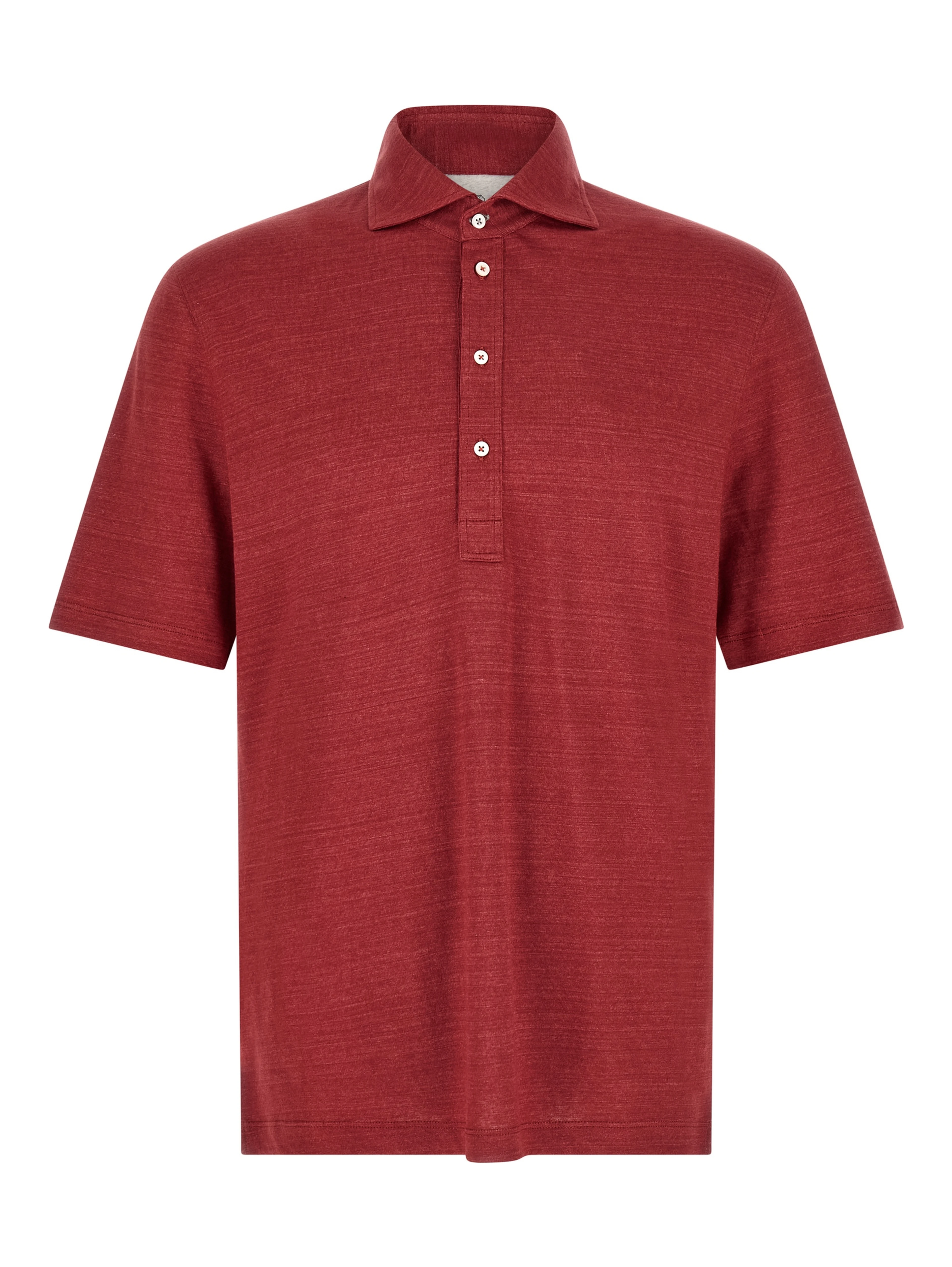 Multicolor Linen Polo Shirt