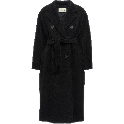 Black Virgin Wool Coat