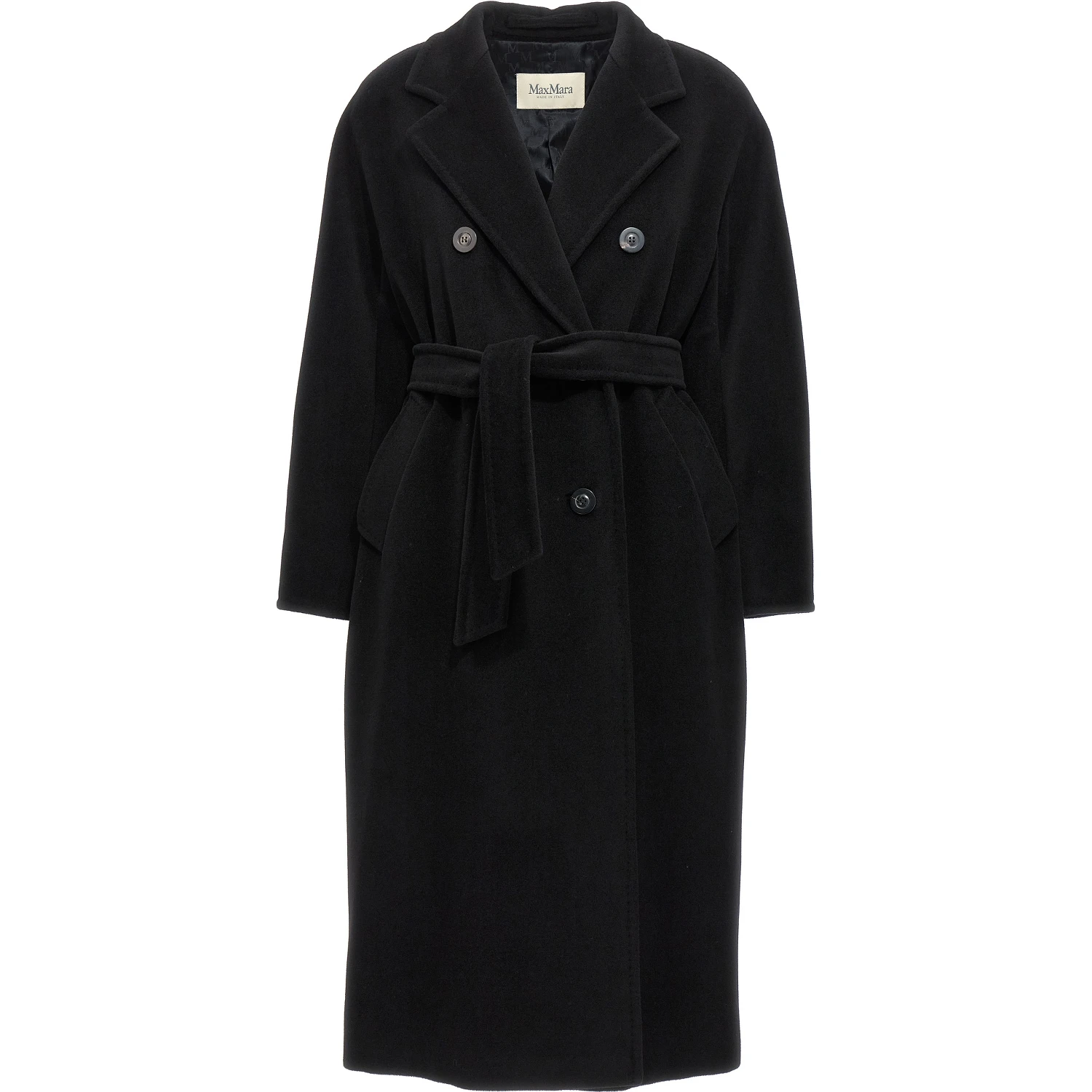 Black Virgin Wool Coat