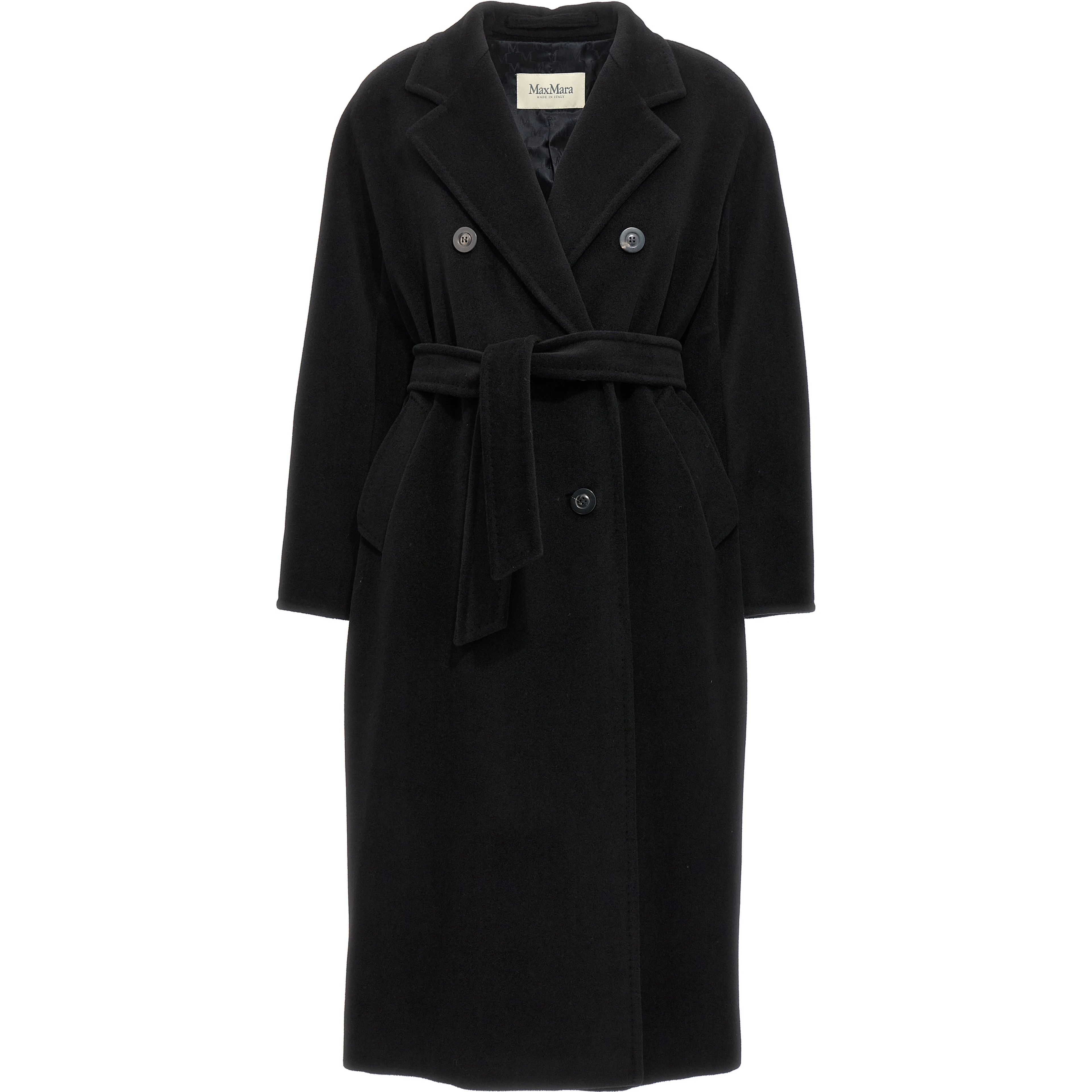 Black Virgin Wool Coat
