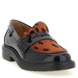 Black Calfskin Slip-On Loafers