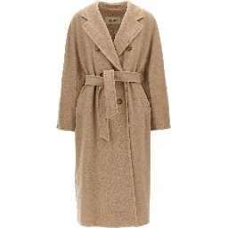 Beige Virgin Wool Coat