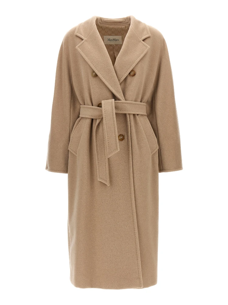 Beige Virgin Wool Coat
