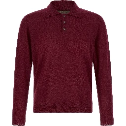 Bordeaux Cashmere Polo Shirt