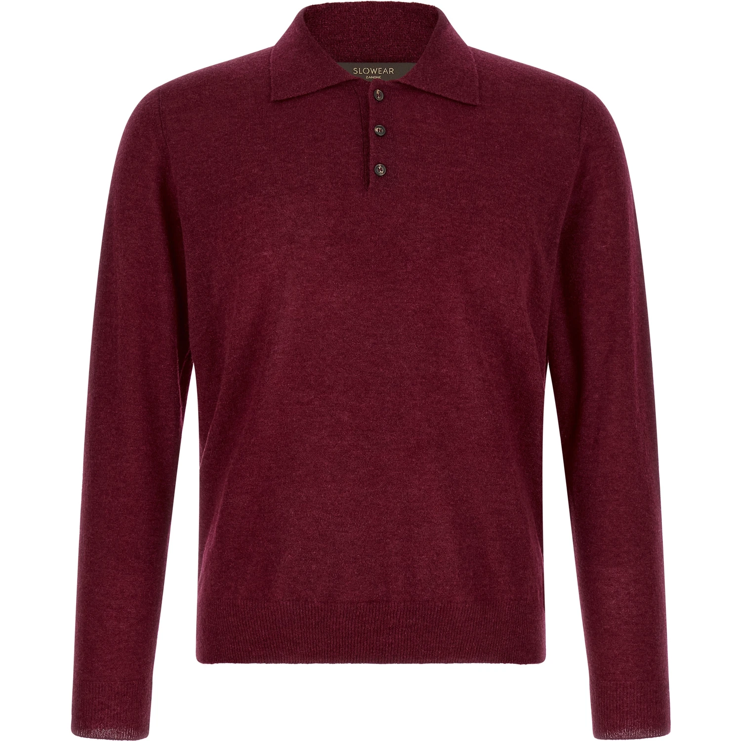 Bordeaux Cashmere Polo Shirt