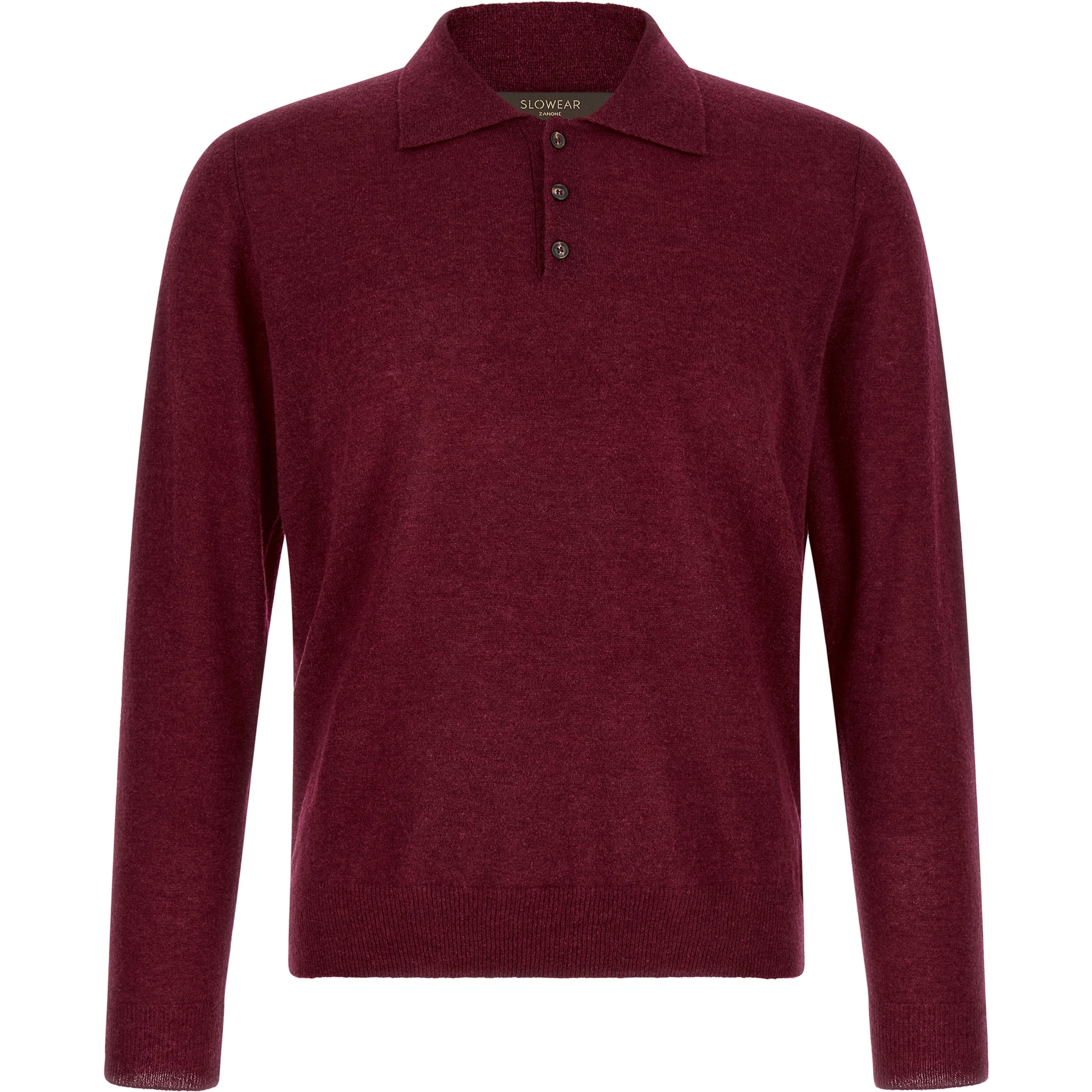 Bordeaux Cashmere Polo Shirt