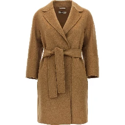 Beige Wool Coat
