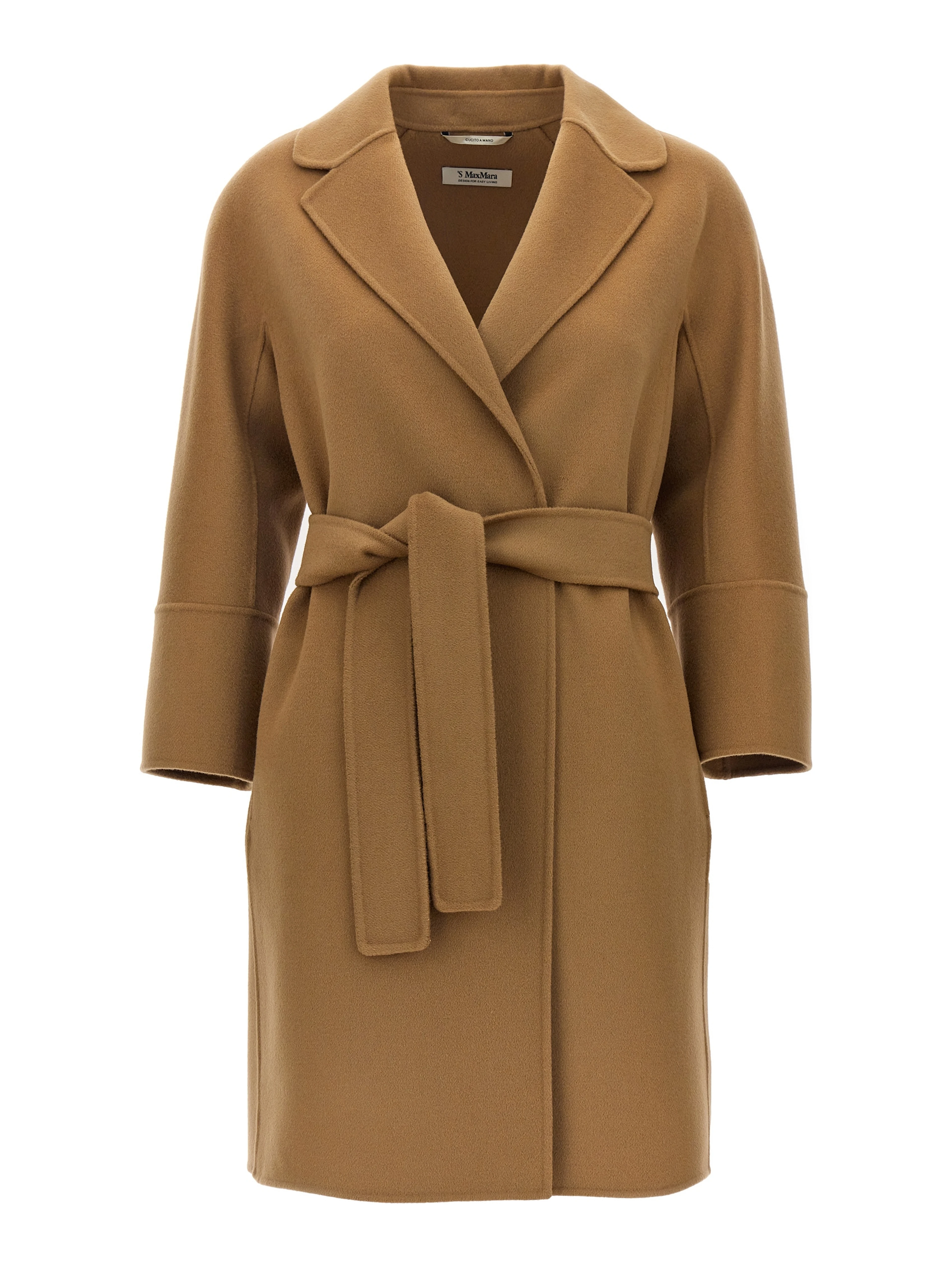 Beige Wool Coat