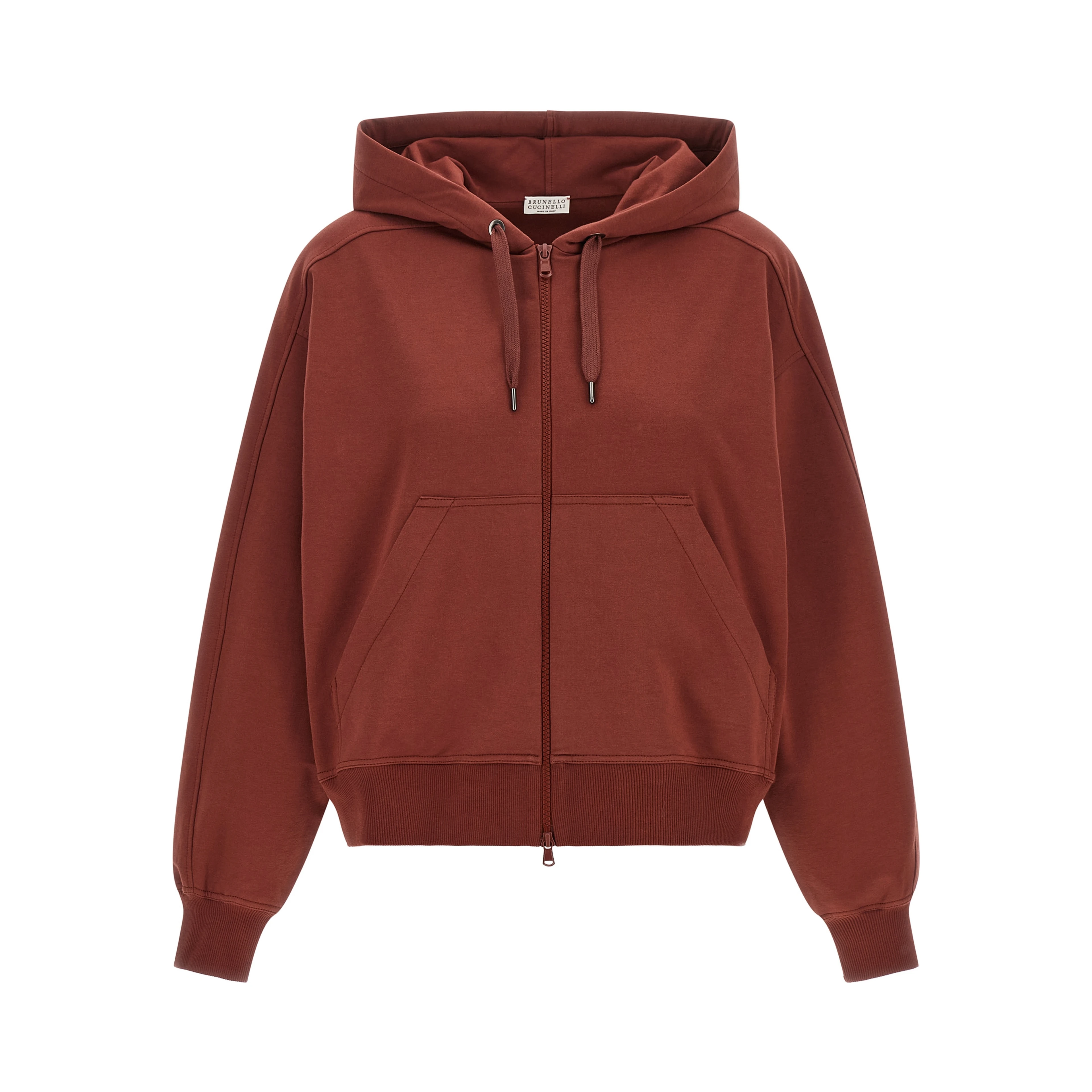 Bordeaux Cotton Sweatshirt
