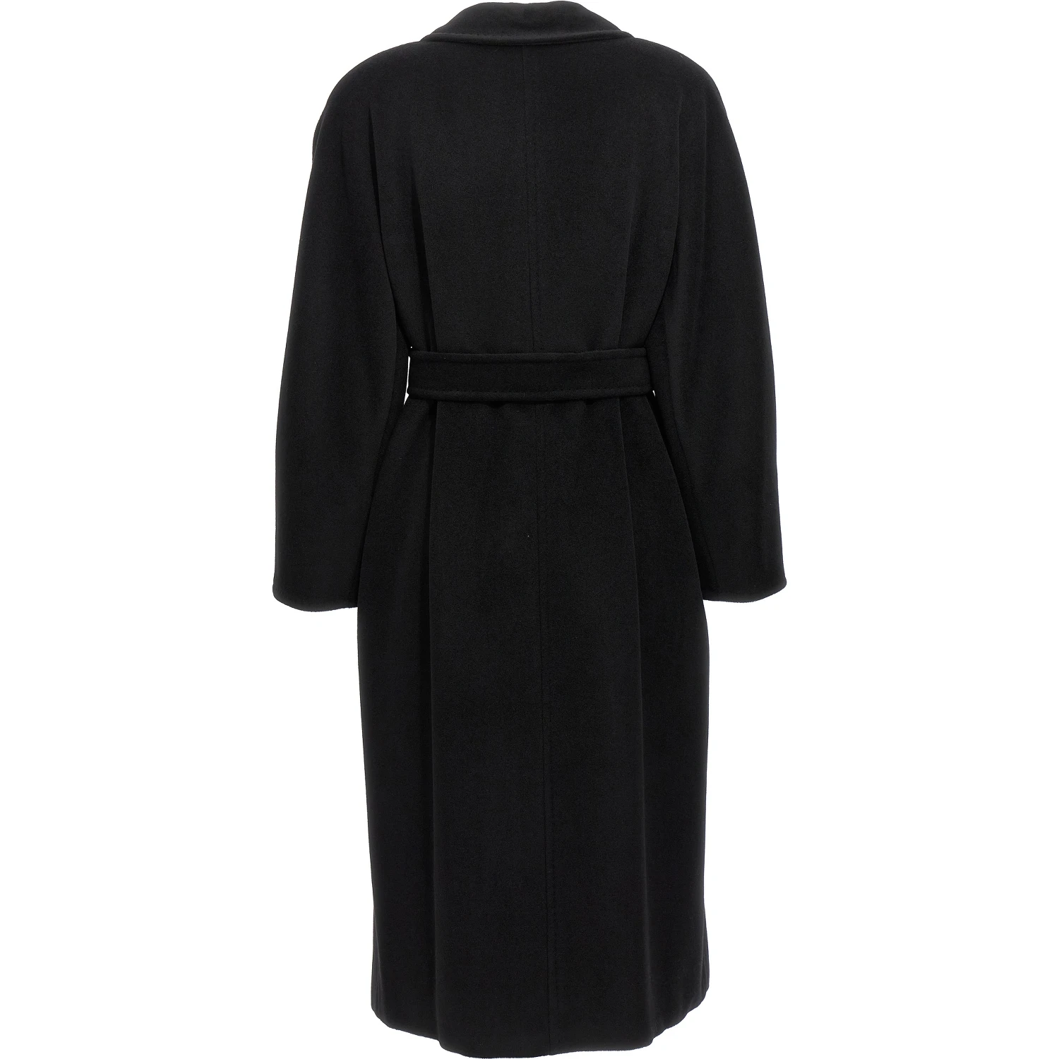 Black Virgin Wool Coat