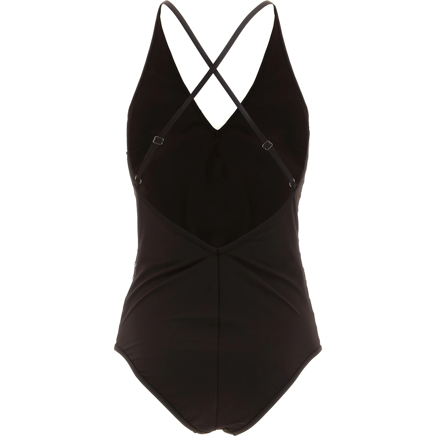 Brown Polyamide One-Piece Swimsuit