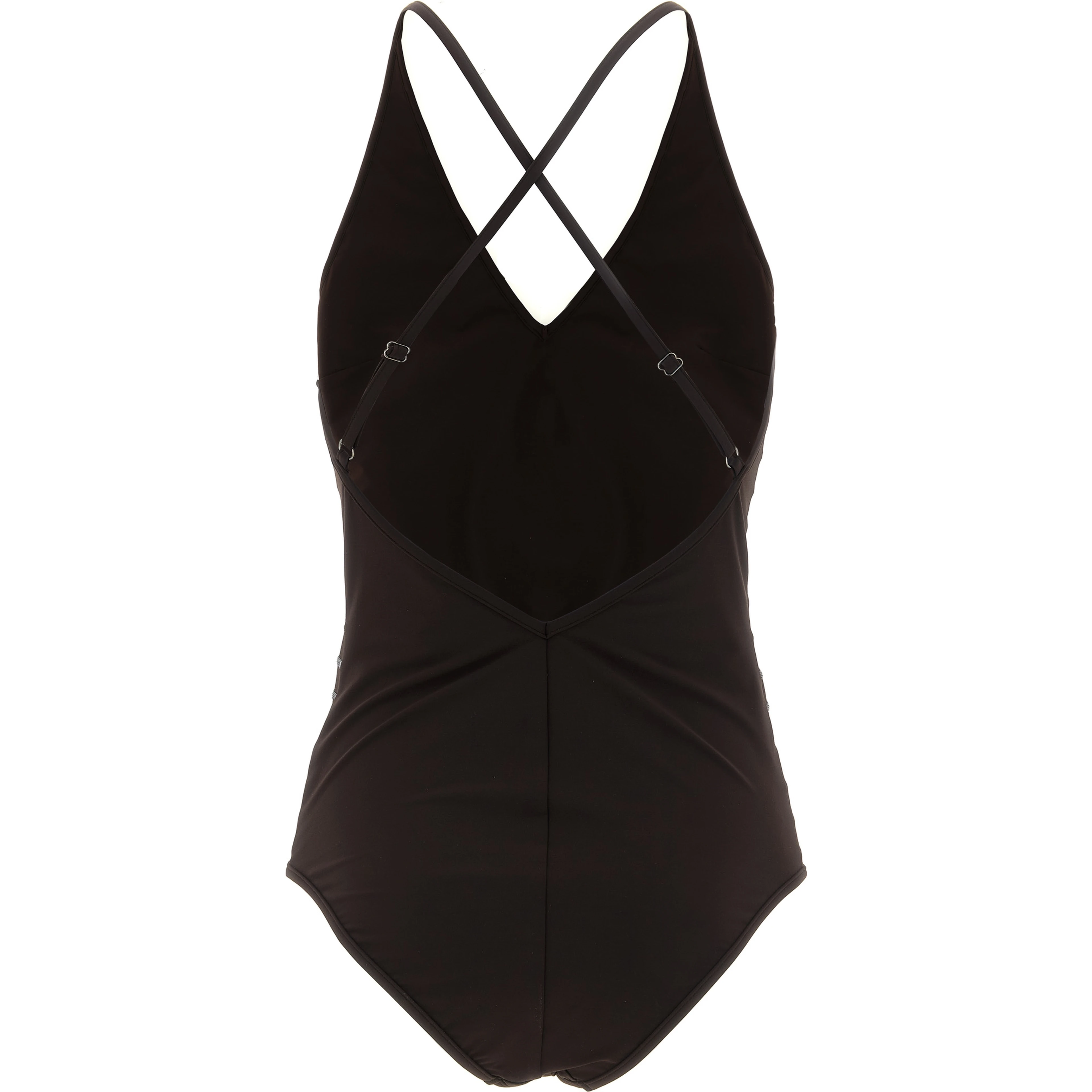 Brown Polyamide One-Piece Swimsuit