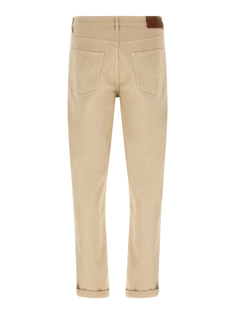 Beige Cotton Tapered Jeans alternative