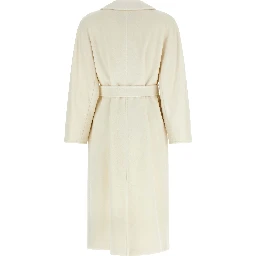 White Virgin Wool Coat