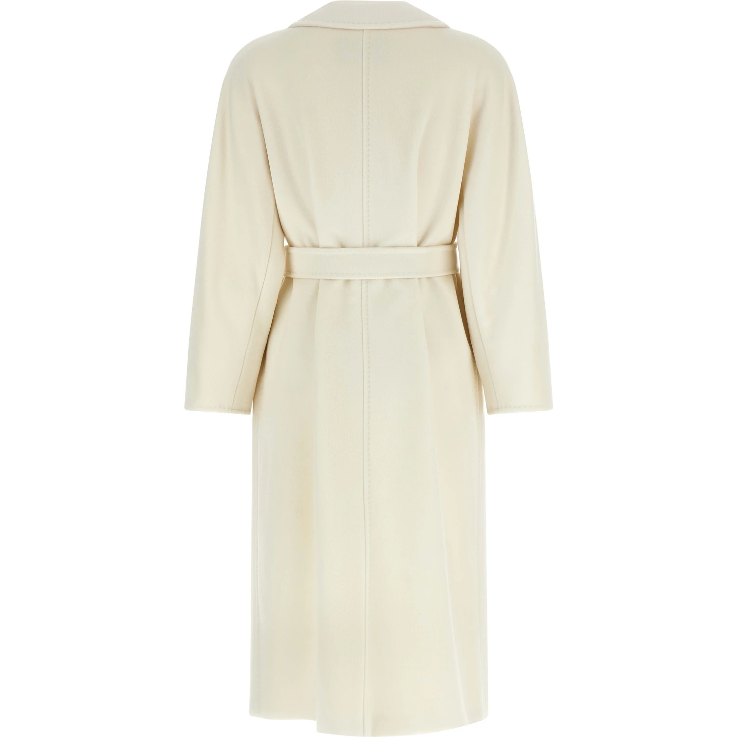 White Virgin Wool Coat