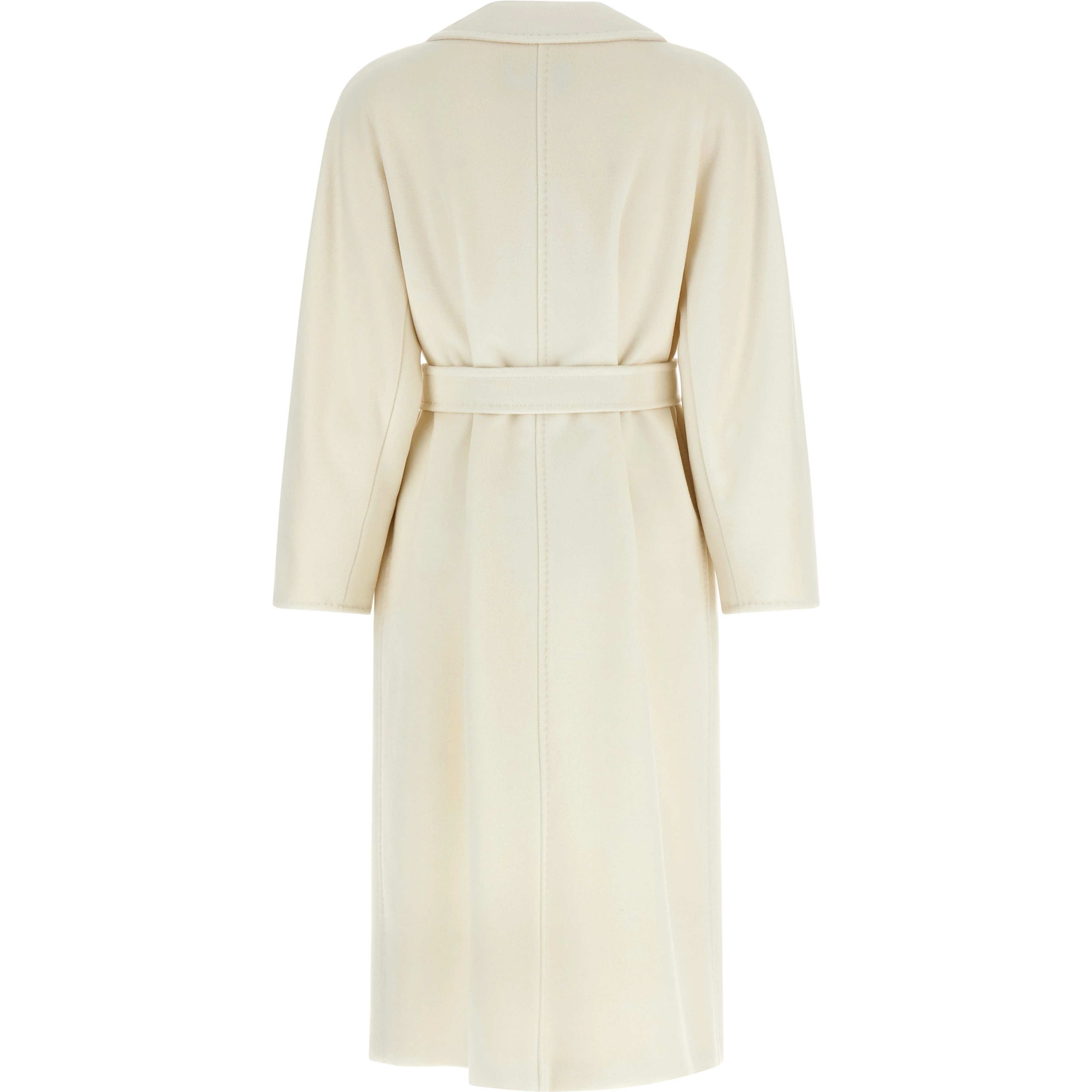 White Virgin Wool Coat