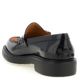 Black Calfskin Slip-On Loafers