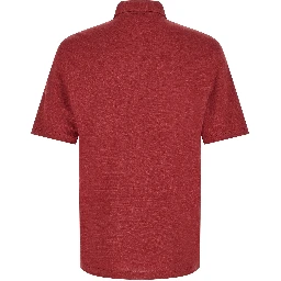 Multicolor Linen Polo Shirt
