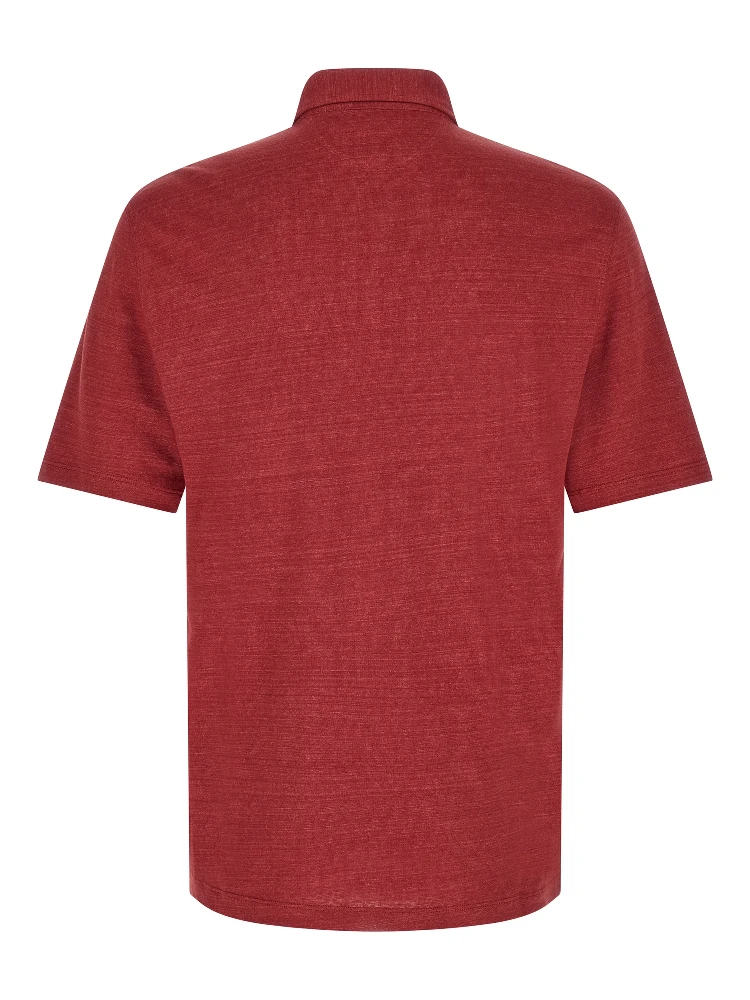 Multicolor Linen Polo Shirt alternative
