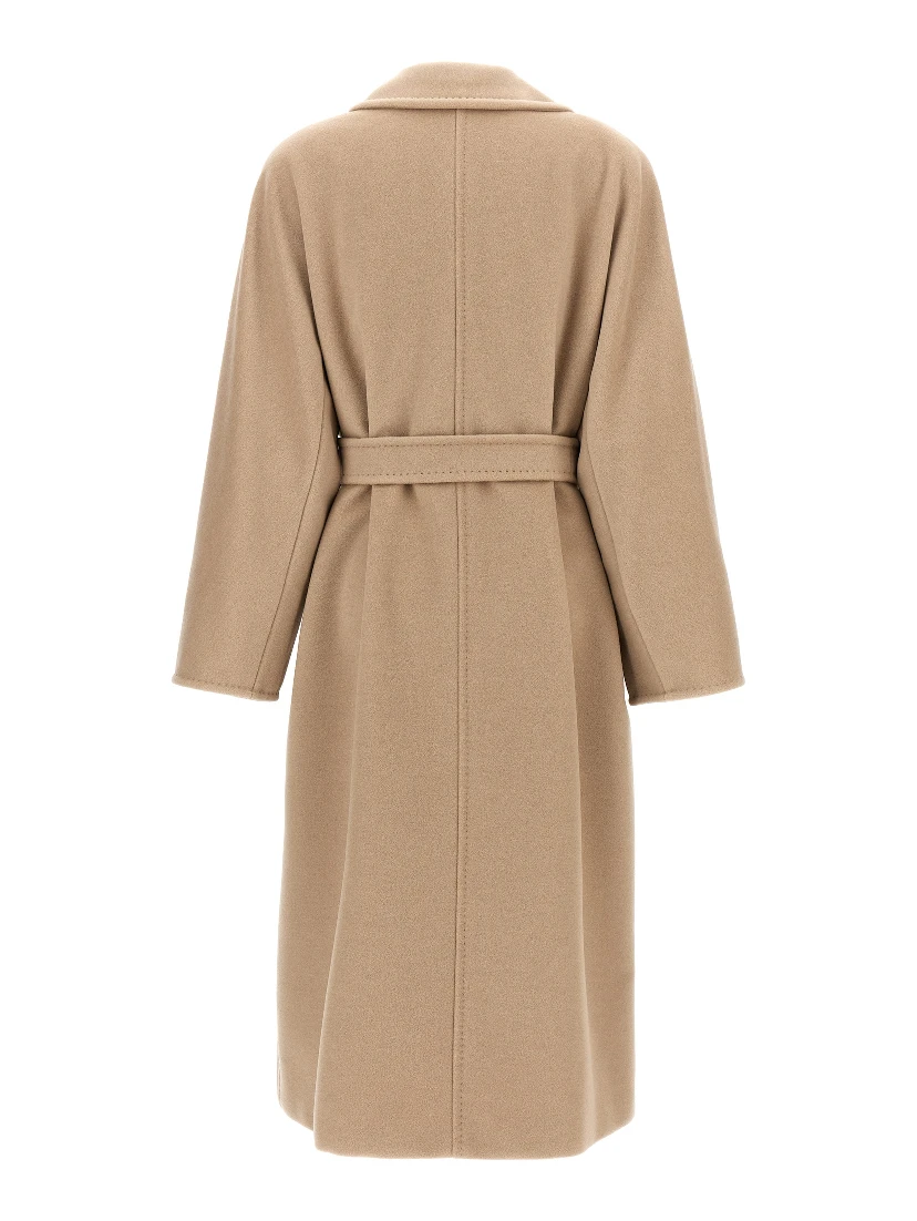 Beige Virgin Wool Coat