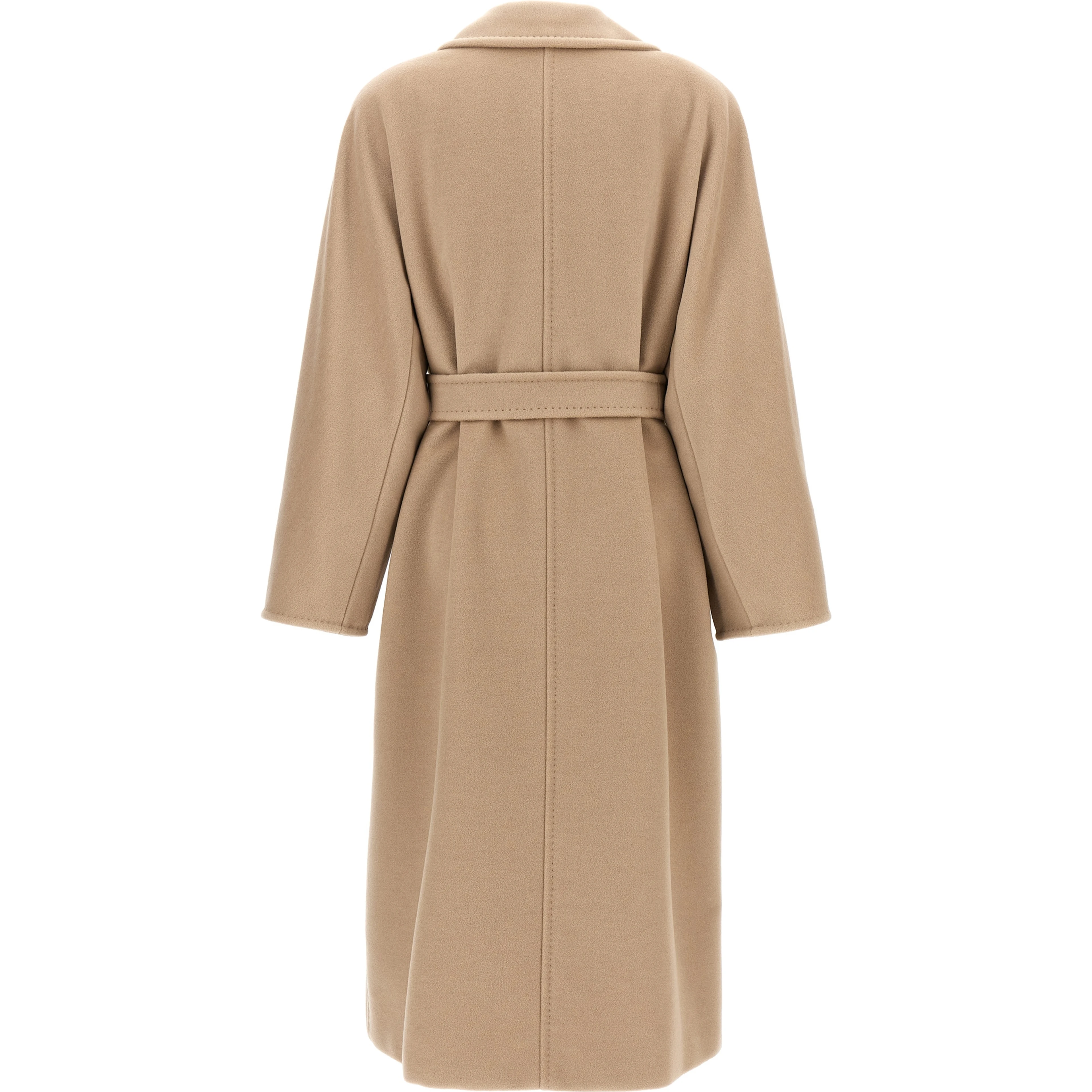 Beige Virgin Wool Coat