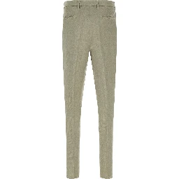 Bicolor Linen Casual Pants