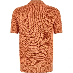 Orange Cotton Polo Shirt